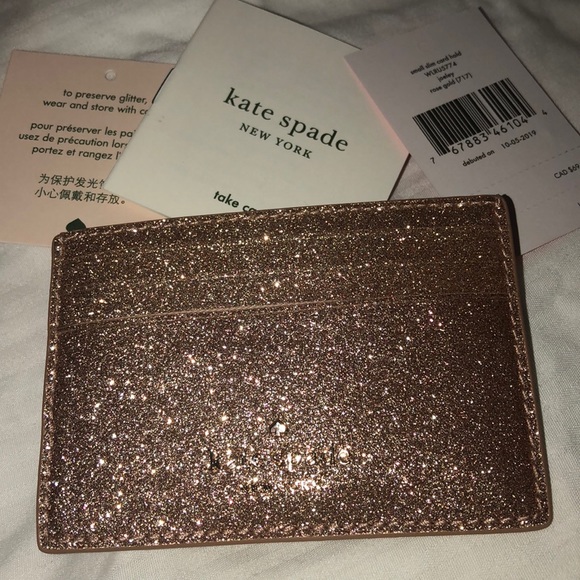 ๐ Kate Spade wallet card holder Glitter - Picture 3 of 7